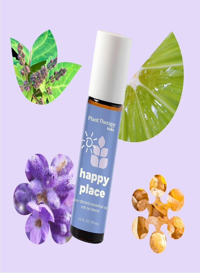 Plant Therapy Kids Happy Place Essential Oil Blend 10 mL (1/3 oz) Pre-Diluted Roll-On 100% Pure, Therapeutic Grade - Image 4